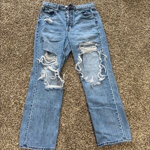 Aeropostale high rise destroyed denim
